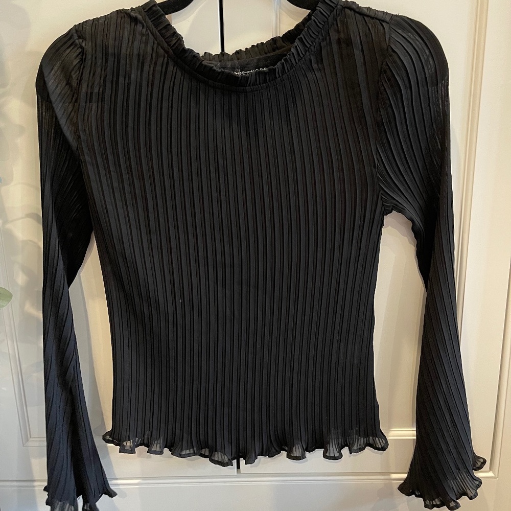 Code Mode (Nordstrom Purchase) Long Sleeve Black … - image 1